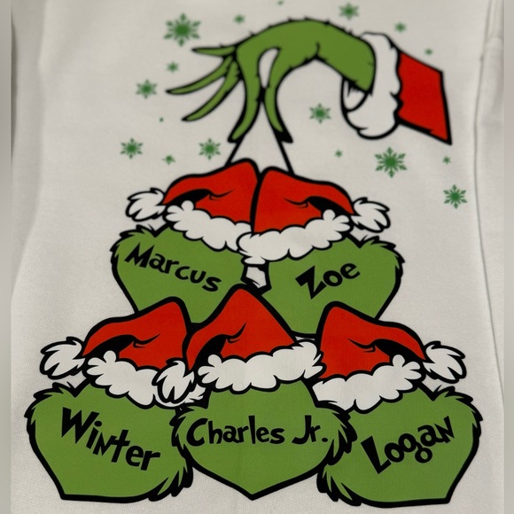 Grinch Auntie Christmas Unisex Sweatshirt - Picture 2 of 3